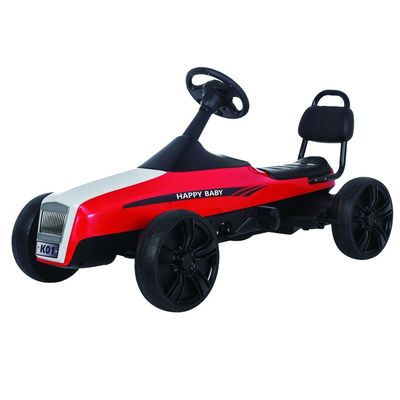 5-7 anos de idade Unisex Carro infantil de pedalar com assentos dianteiros e traseiros ajustáveis