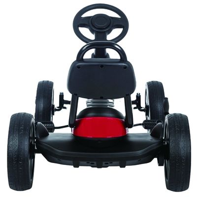 5-7 anos de idade Unisex Carro infantil de pedalar com assentos dianteiros e traseiros ajustáveis