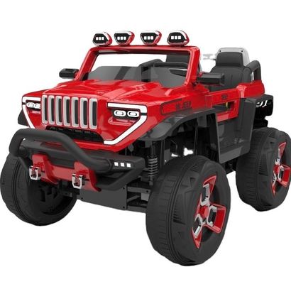 Carrinho de brinquedo elétrico de plástico para crianças com caixa de armazenamento grande e quatro rodas
