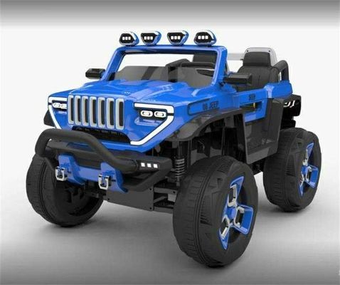 Carrinho de brinquedo elétrico de plástico para crianças com caixa de armazenamento grande e quatro rodas