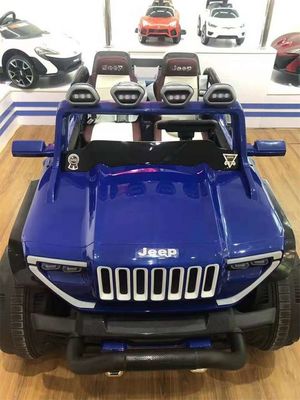 Carrinho de brinquedo elétrico de plástico para crianças com caixa de armazenamento grande e quatro rodas