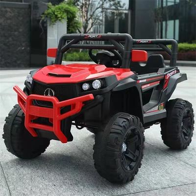 108*62*66Cm Plastico Off-Road Ride On Car para Crianças 12v Luxo de dois lugares carro elétrico