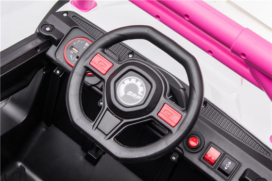 110*65*67cm 12V Veículo de brinquedo elétrico de dois lugares Rc Conduzir no carro para 5 a 7 anos de idade