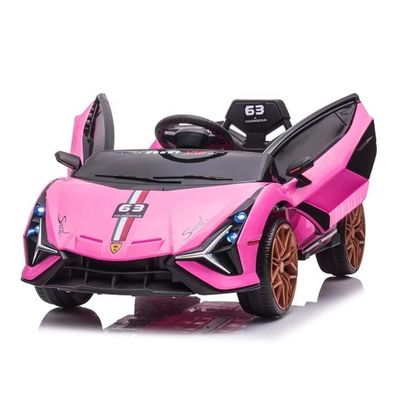 Desenho de venda brinquedo rosa crianças andar em carros elétricos 12V brinquedo para faixa etária de 5 a 7 anos