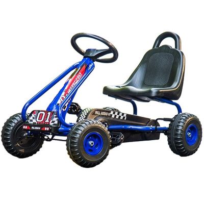 Ride On Toy Assento ajustável Freio de mão Pedal de 4 rodas Go-Karts para diversão infantil