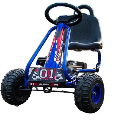 Ride On Toy Assento ajustável Freio de mão Pedal de 4 rodas Go-Karts para diversão infantil