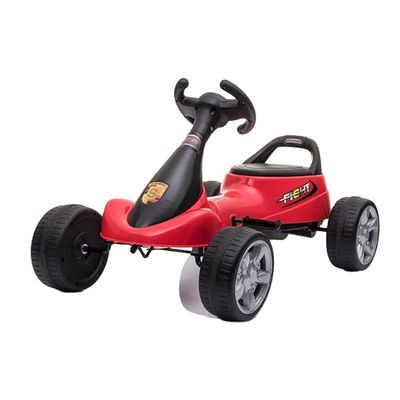 Carrinho infantil de 4 rodas com pedais para crianças de 3 a 6 anos vermelho G.W. NW 5.4/4.4KG