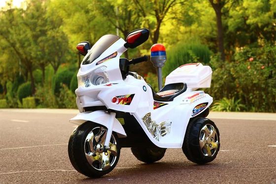 Motocicleta de Polícia Elétrica 6V Para Crianças Tamanho 117*55*72cm Idade 2-8 anos