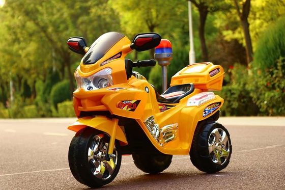 Motocicleta de Polícia Elétrica 6V Para Crianças Tamanho 117*55*72cm Idade 2-8 anos