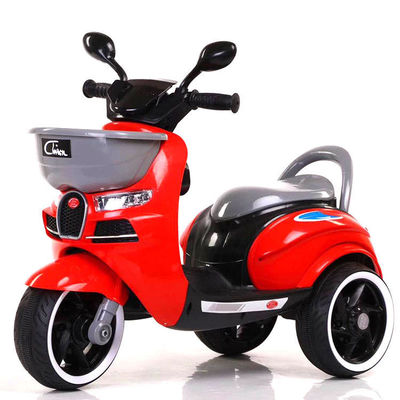 Mini triciclo passeio em carro de brinquedo moto elétrica 6V para crianças Unisex pacote de variedade