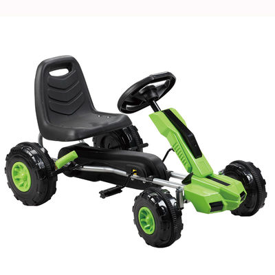 Rodas infláveis infláveis para crianças Carro de go-kart com pedais Carga máxima 30KG 86X51X48cm