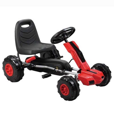 Rodas infláveis infláveis para crianças Carro de go-kart com pedais Carga máxima 30KG 86X51X48cm