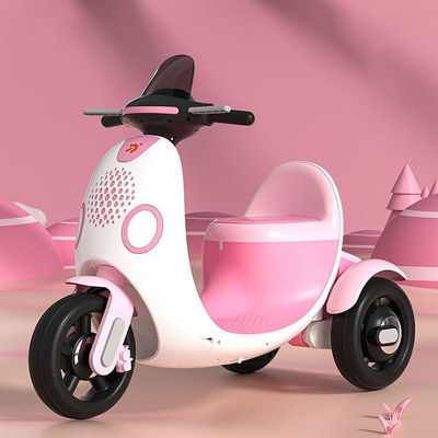 6v Elétrico Cute Kids Motorcycle Tricycle com música e motor leve 380 * 2 CBM 0.122m2