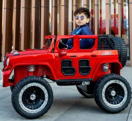 2023 estilo plástico elétrico de viagem no carro brinquedo para crianças 2-4 anos faixa etária 12V10 dois lugares controle remoto