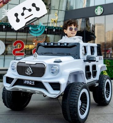 2023 estilo plástico elétrico de viagem no carro brinquedo para crianças 2-4 anos faixa etária 12V10 dois lugares controle remoto