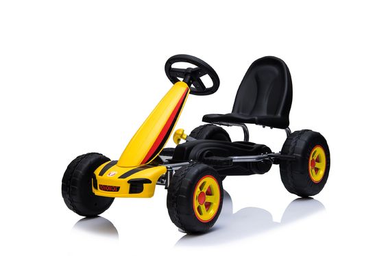 2022 Ride On Pedal Kids Go-Kart Car Adequado para 2-8 anos de idade Cartão Tamanho 83*27*52