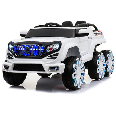 Automóveis para crianças com controle remoto 6*6 Automóveis elétricos de condução 12V com luzes de roda Brinquedos educativos