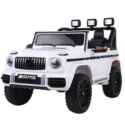 12v Custom Kids Electric Ride On Car com controle remoto Carros brancos de grandes dimensões