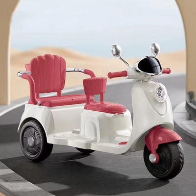 Reprodutor multifuncional com bateria e scooter de dois lugares Bluetooth para crianças de 2 a 6 anos