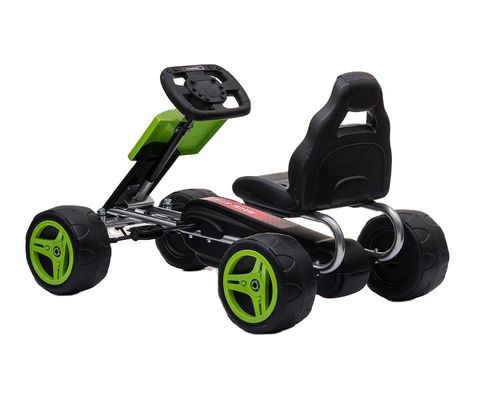 8 a 13 anos Assentos ajustáveis de alcance Carro de go-kart infantil com pedais na frente e na traseira