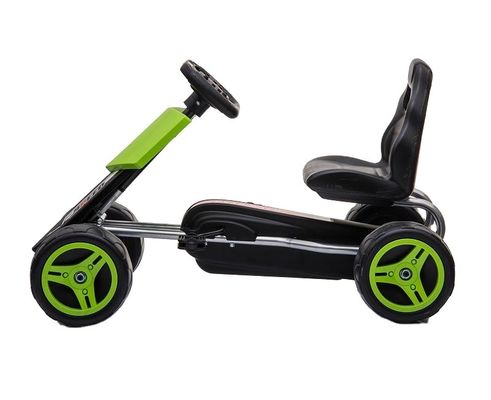 8 a 13 anos Assentos ajustáveis de alcance Carro de go-kart infantil com pedais na frente e na traseira
