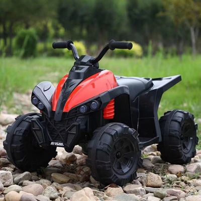 Crianças Andam de Carro Para Crianças Conduzir ATV com Música e Luzes 12V Bateria Alimentada