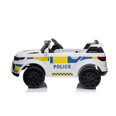 Passeio elétrico em carro com controle remoto para crianças 2022 Policial estilo 4 rodas carro de brinquedo