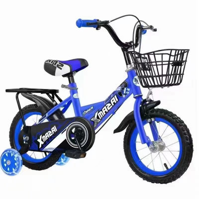 Ride On Toy Car Bicicleta de duas rodas preta com montagem traseira e dois cravos