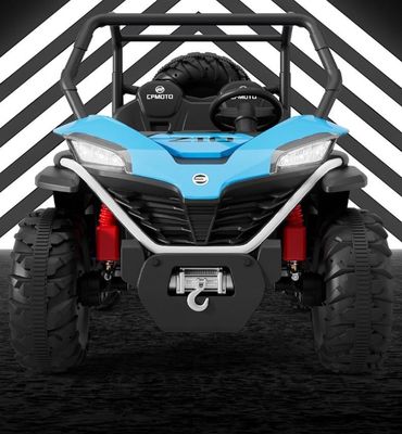 Popular 12V UTV Ride On Car para Crianças Controle remoto Luz LED Dois lugares Vermelho Azul Branco