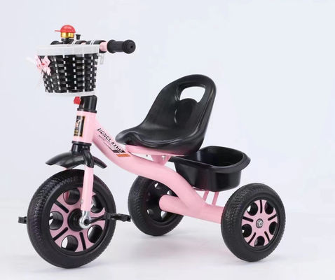 2023 Baby Trike Manobras de carregamento rápido e cesto frontal tecido para crianças de 2 a 5 anos