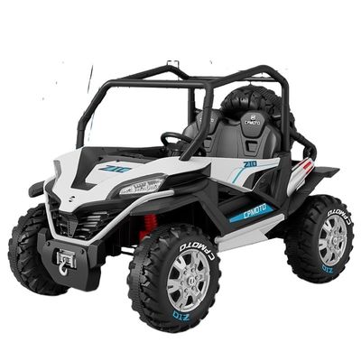 Popular 12V UTV Ride On Car para Crianças Controle remoto Luz LED Dois lugares Vermelho Azul Branco