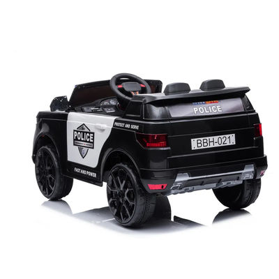 Tipo de plástico de policial Tipo de carro para crianças Brinquedos Carro de passeio com controle remoto elétrico de 12V