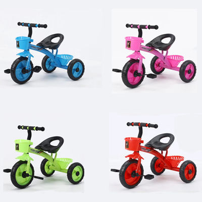 2023 Trike de triciclo infantil de assento único Adequado para crianças de 2 a 5 anos Direto Durável