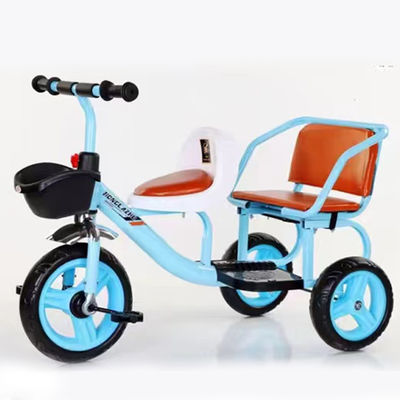 Outdoor Child Bike 2023 Triciclo duplo com manobras de carregamento rápido e cesta grande