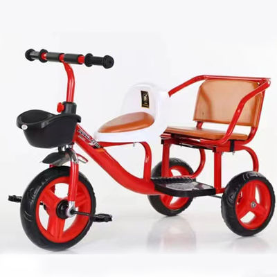 Outdoor Child Bike 2023 Triciclo duplo com manobras de carregamento rápido e cesta grande