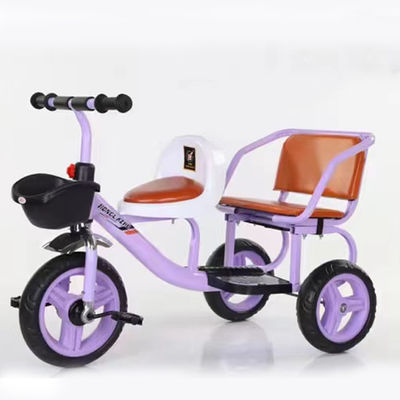 Outdoor Child Bike 2023 Triciclo duplo com manobras de carregamento rápido e cesta grande