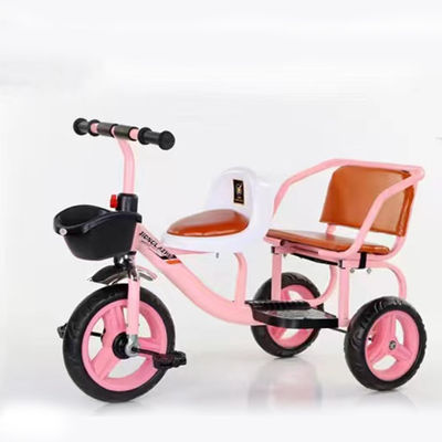 Outdoor Child Bike 2023 Triciclo duplo com manobras de carregamento rápido e cesta grande