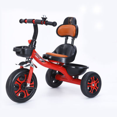 Assento de couro e instalação sem problemas 2023 Trike de triciclo infantil para 5-7 anos de idade