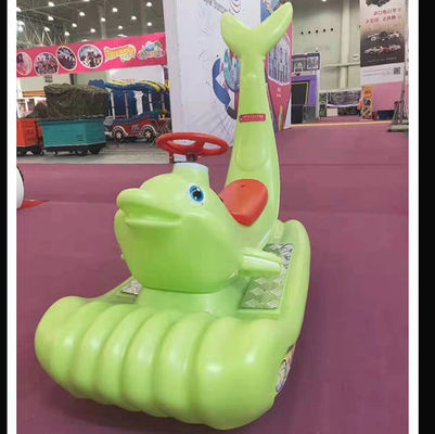 Unisex Electric Ride On Car para crianças e adultos Parque de diversões de golfinhos coloridos deslumbrante