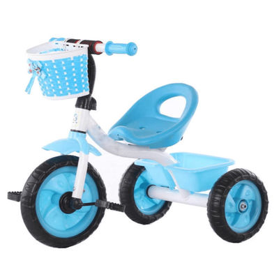 3 rodas triciclo crianças bicicleta com pedal para bebês 2-6 anos adequado