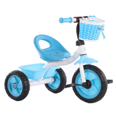3 rodas triciclo crianças bicicleta com pedal para bebês 2-6 anos adequado