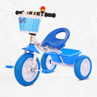 3 rodas triciclo crianças bicicleta com pedal para bebês 2-6 anos adequado
