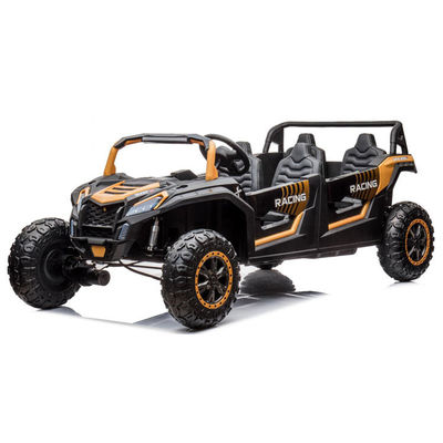 Controle remoto 24v UTV 4 lugares de carro para adultos e crianças em cor vermelha rosa