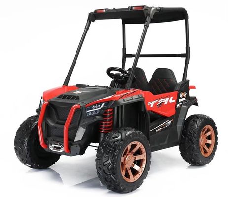 4x4 Buggy Car elétrico para crianças com tração nas quatro rodas assento de couro e opção de tinta de cozimento