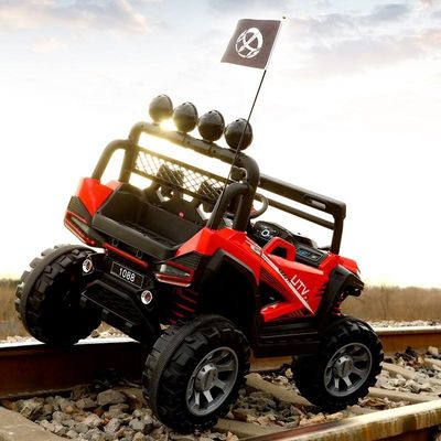 CE GCC Certificado 12V Electric UTV Kids Ride On Car com controle remoto e de dois lugares 163pcs