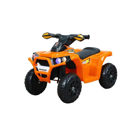 Unisex plástico passeio em carros elétricos 6V brinquedos com iluminação e modelo de música